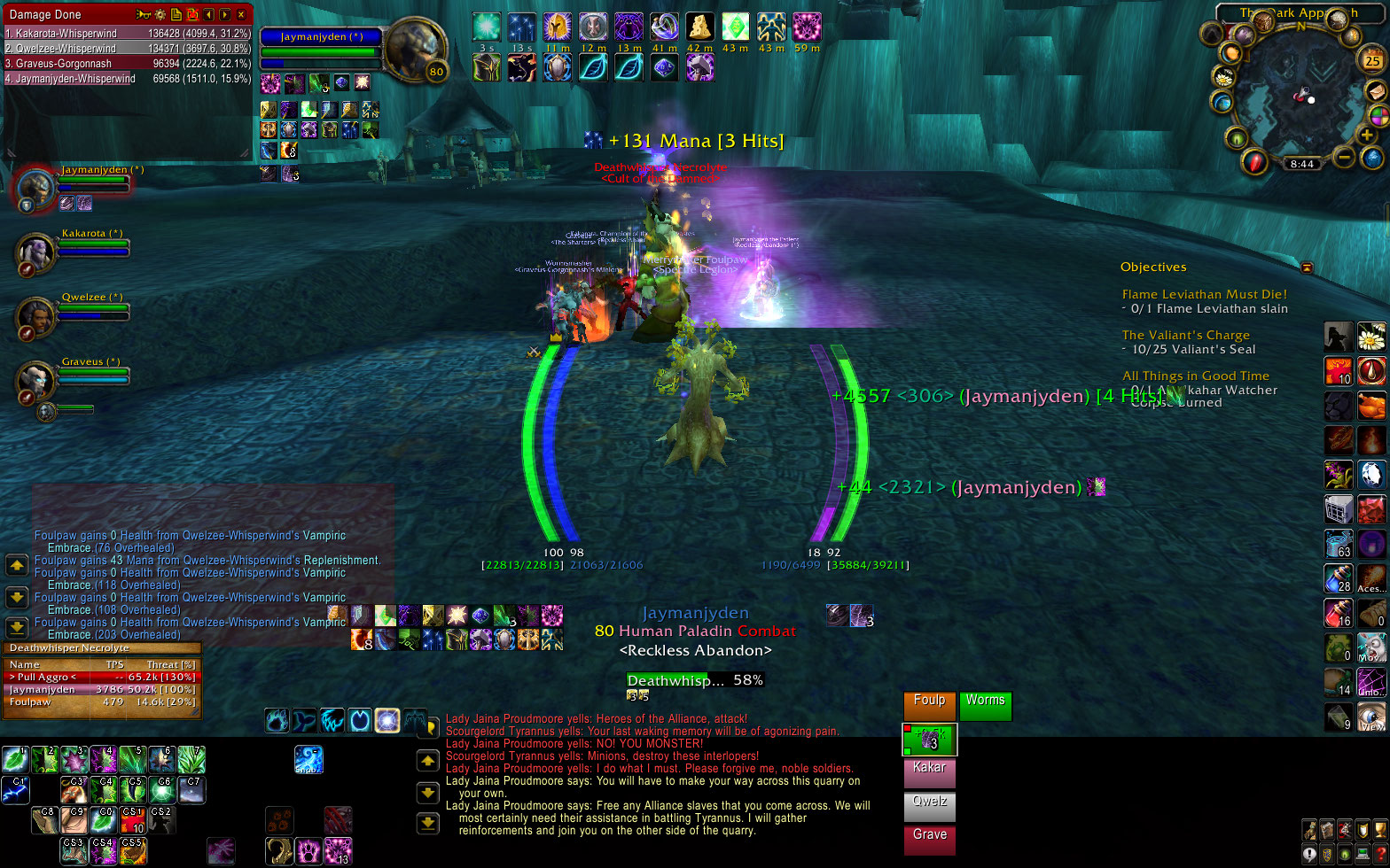 G13 WoW UI layout